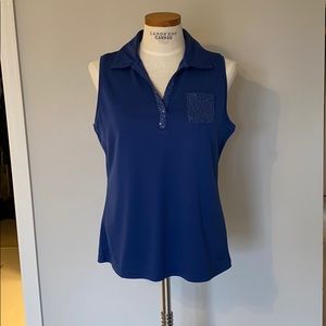 Izod sequined golf shirt never worn